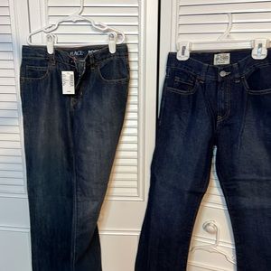 2 pairs boys jeans size 8
